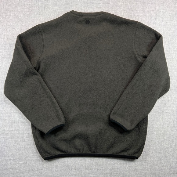 Outerknown Recycled Fleece Crewneck Sweatshirt Men Medium Gray Sustainable GORP - Picture 4 of 10